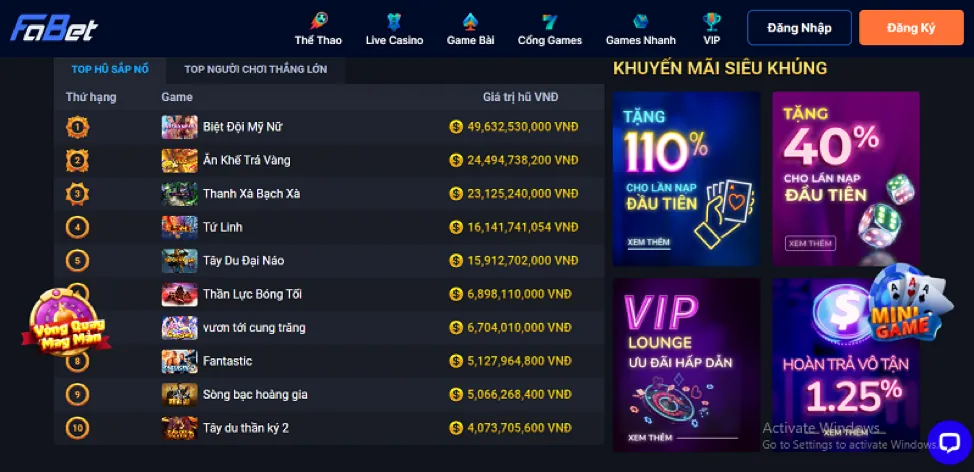 Trò chơi Bắn Cá na99 code